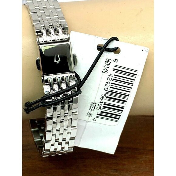 Bulova Women's Watch 96X149 Crystals Mother of Pearl White Dial Silver S… - Picture 11 of 13